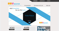 Desktop Screenshot of fsjkultur-rlp.de