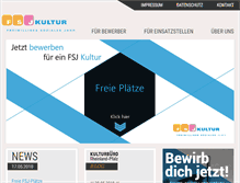 Tablet Screenshot of fsjkultur-rlp.de